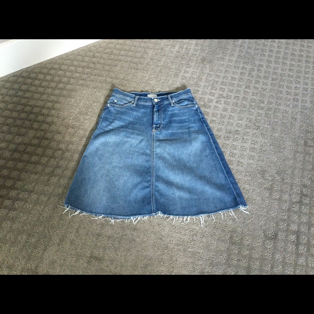 MOTHER Double Fray Circle Skirt, size 27